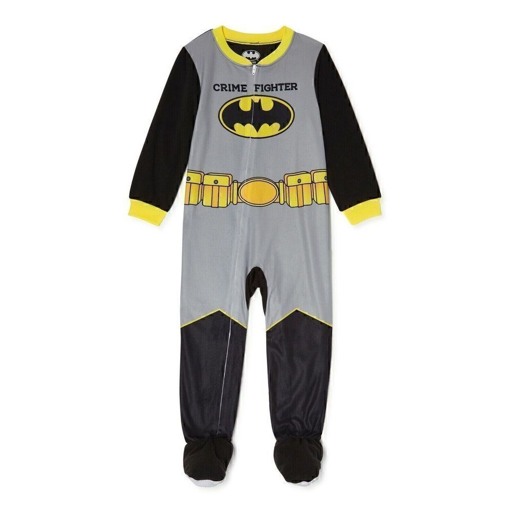 Batman Footed Sleeper Blanket Pajama Boy Size 4T